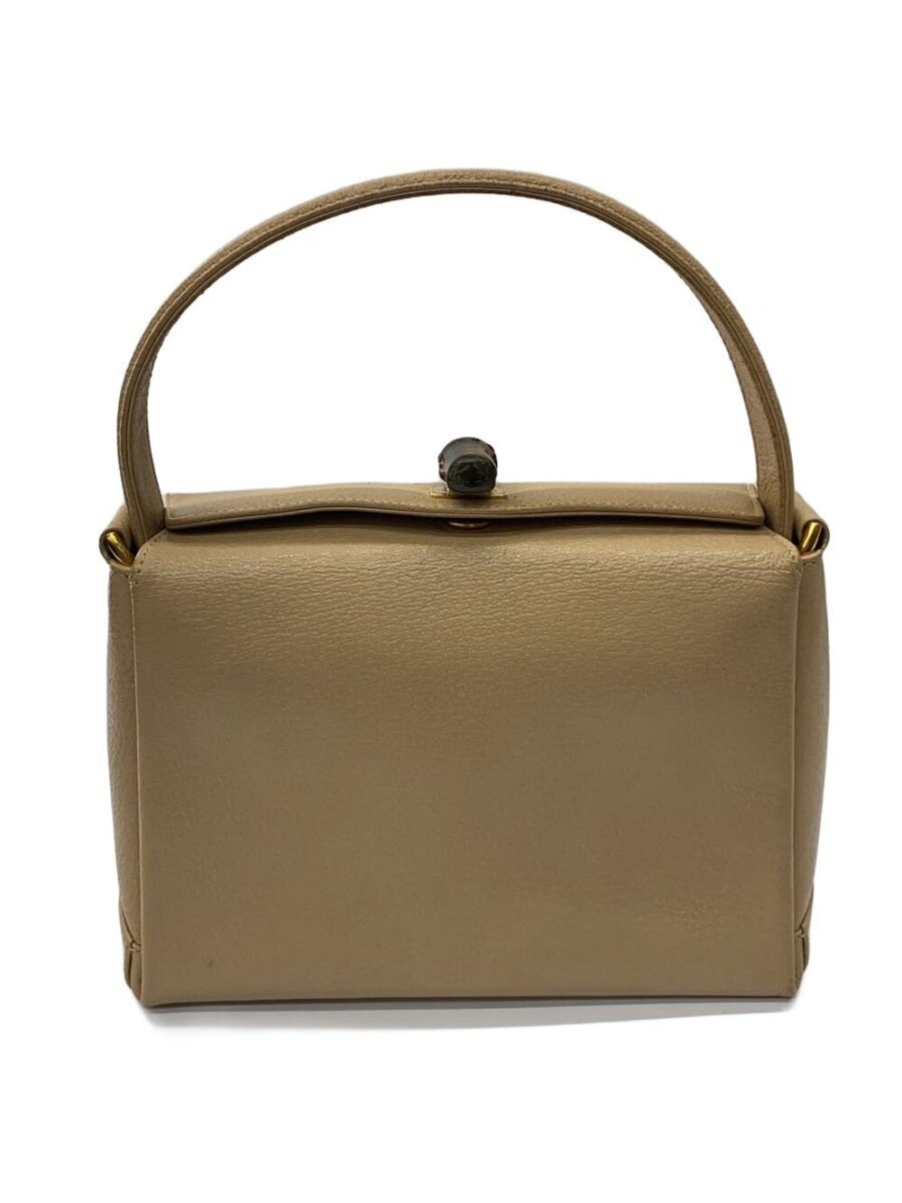 Gucci Handbag Leather Beige